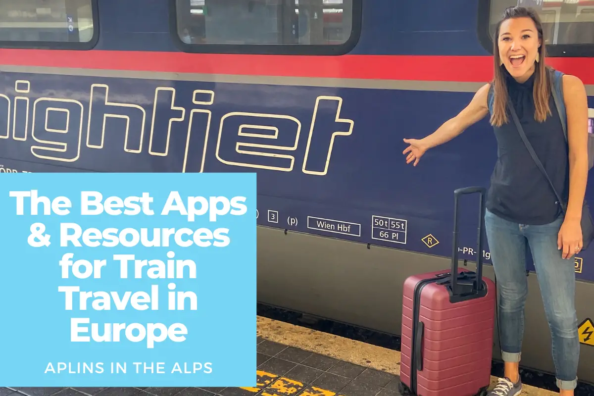 The Best Apps & Resources for Train Travel in Europe sleeper train car munich germany to rome italy OBB Nightjet Aplins in the Alps