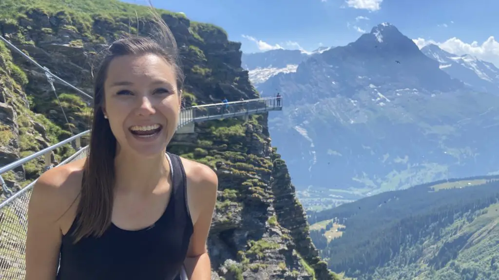 Grindelwald First Cliff Walk Aplins in the Alps