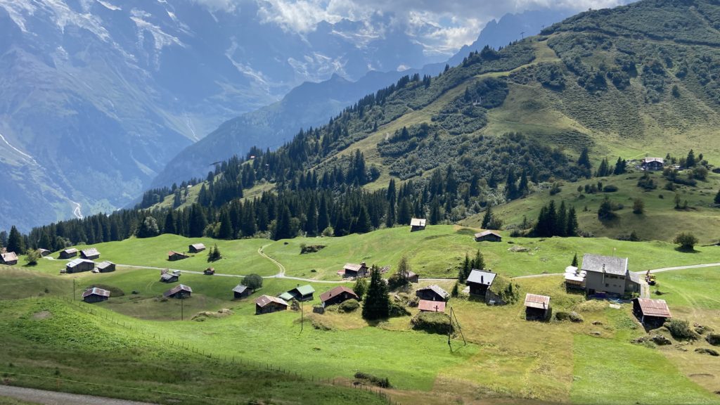 Swiss Alp near Murren Switzerland Aplins in the Alps