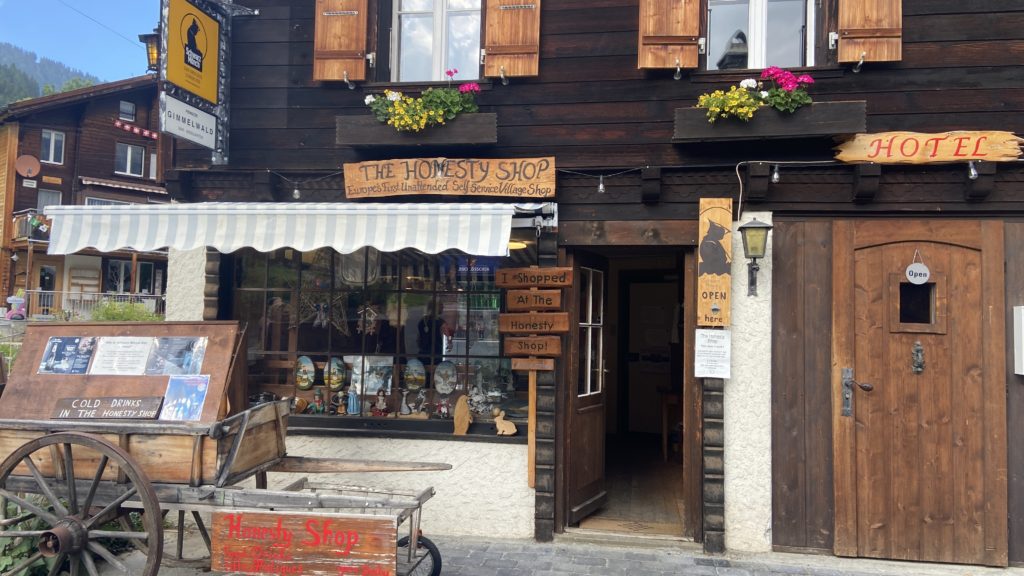 the honesty shop europe's first self service village honesty shop in gimmelwald switzerland aplins in the alps
