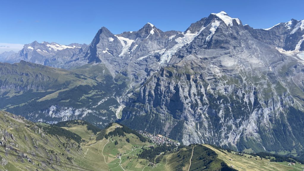 Swiss Alps Jungfrau Monch Eiger Switzerland mountains Aplins in the Alps