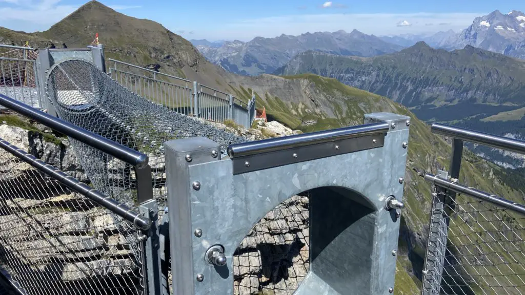 Birg Thrill Walk in Birg Switzerland near Gimmelwald by Aplins in the Alps