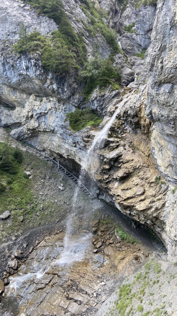 Sprutz waterfall near murren switzerland 1 day guide by aplins in the alps