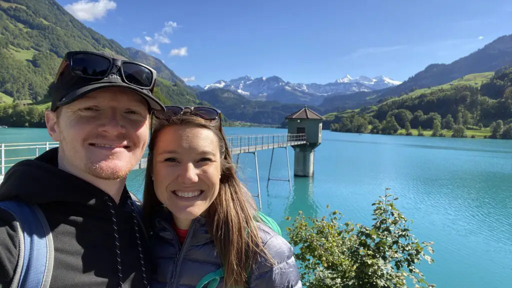 aplins in the alps at lungernsee lake lungern near brienz switzerland