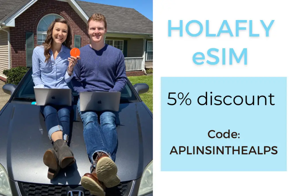 holafly esim discount code from aplins in the alps switzerland cell phone data swiss mobile data