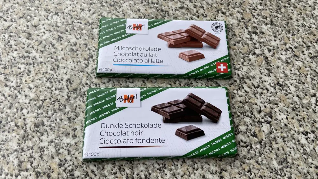 Halba chocolate Aplins in the Alps Swiss chocolate