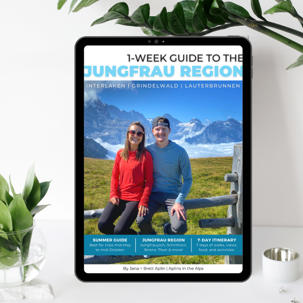 1 week Guide to the Jungfrau Region square image