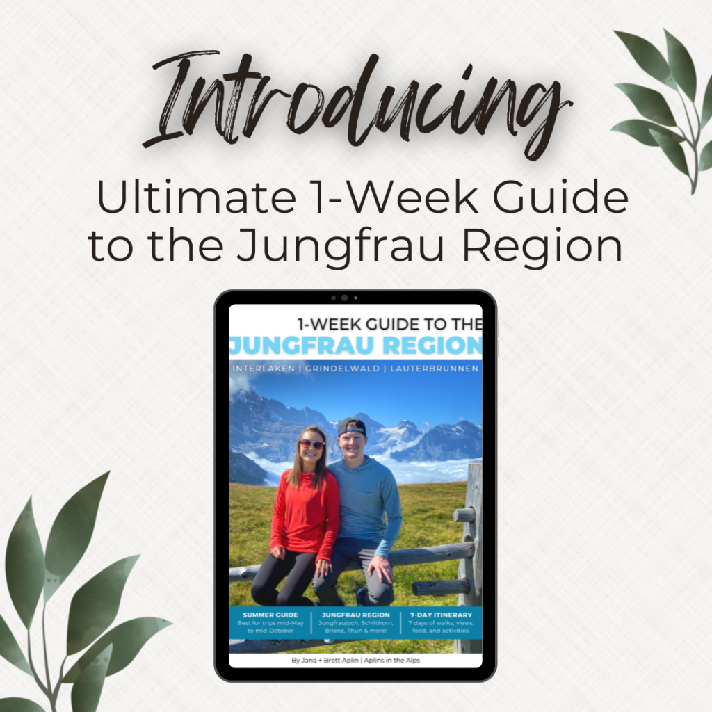 Introducing the ultimate one week guide to the jungfrau region switzerland travel guide aplins in the alps