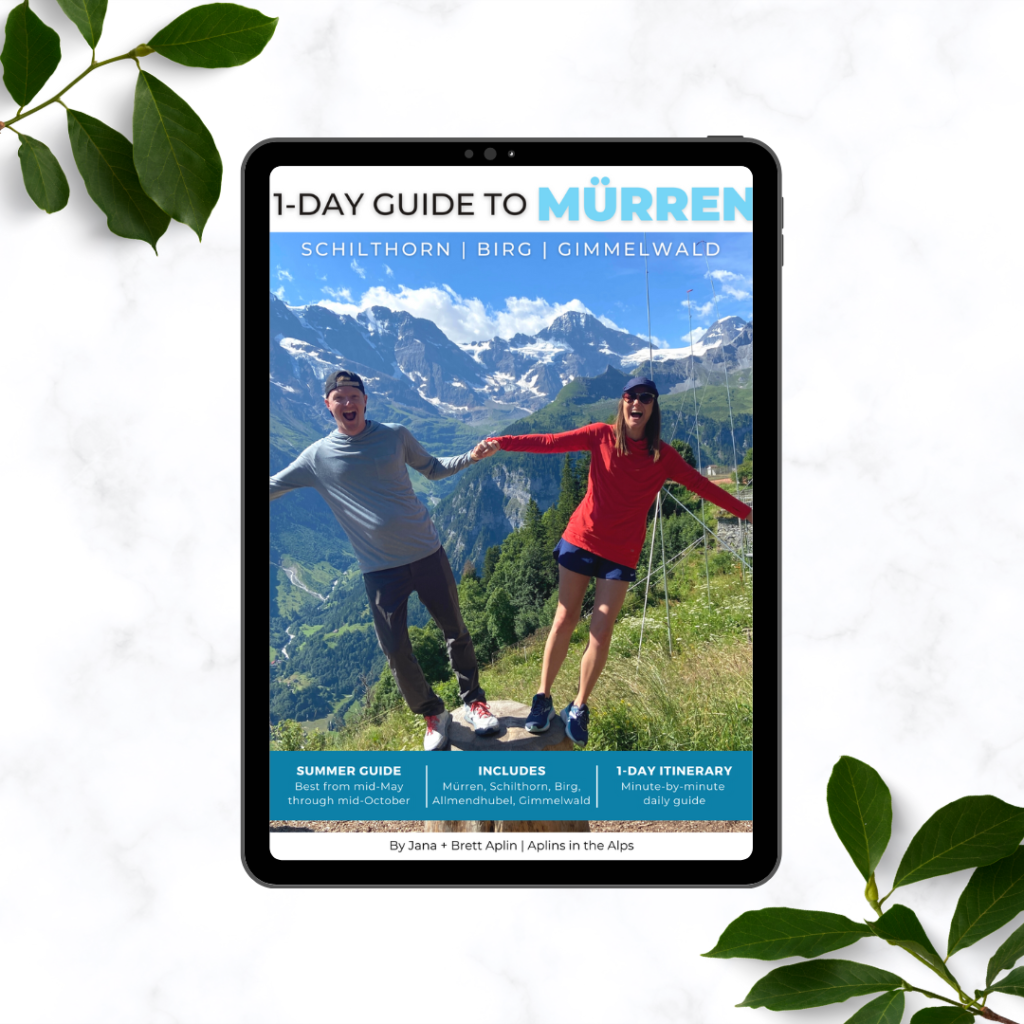 swiss travel guide 1 day guide to murren switzerland itinerary by aplins in the alps