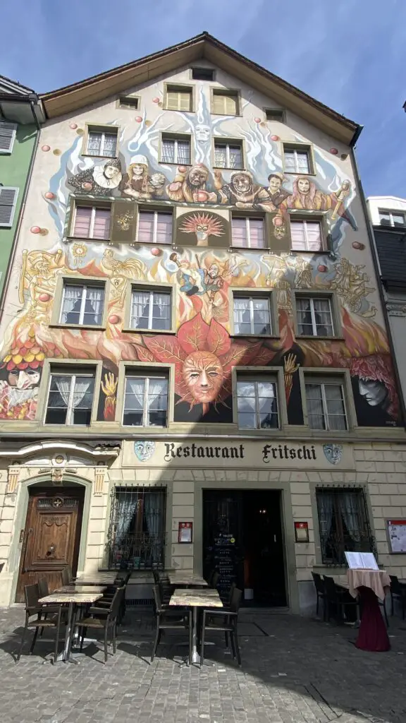 Sternenplatz in old town lucerne switzerland