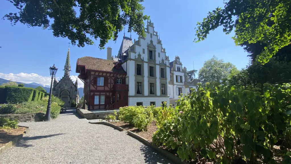 meggenhorn castle on lake lucerne switzerland