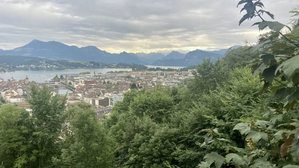 view from gutsch above lucerne switzerland