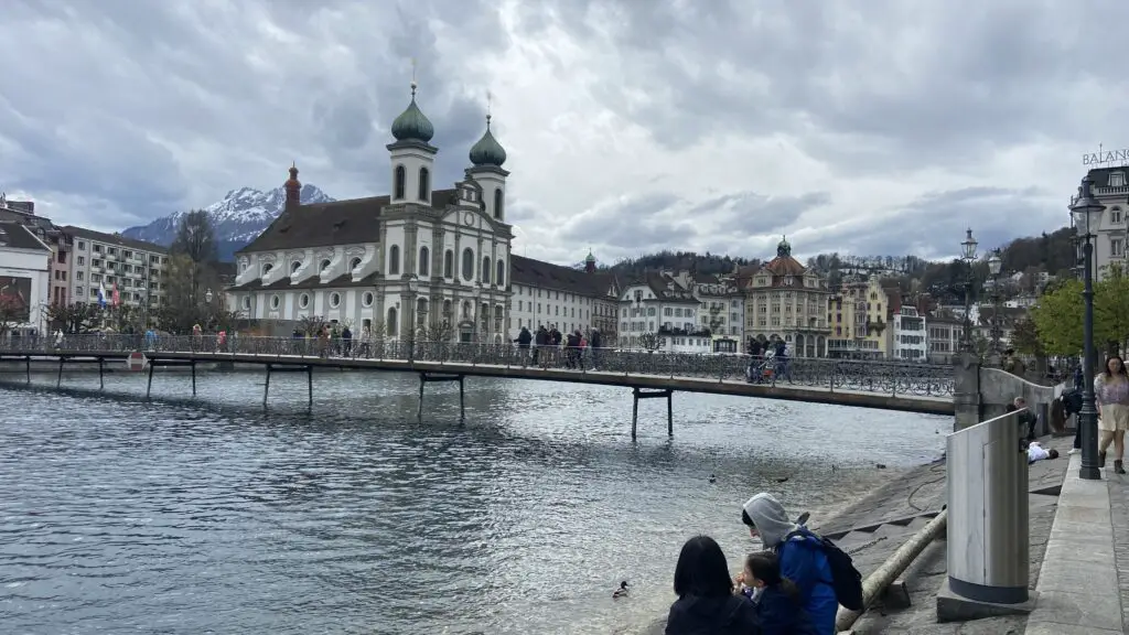 jesuit church lucerne switzerland old town