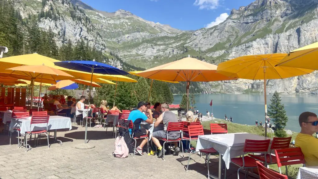 mountain hotel oeschinensee restaurant