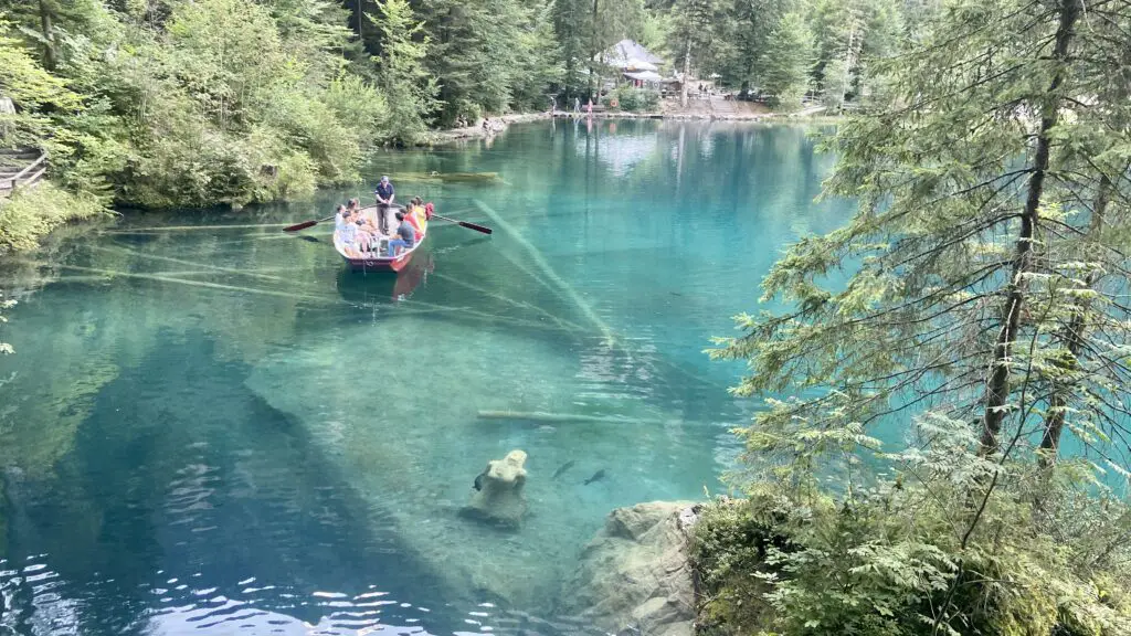 Blausee boat ride