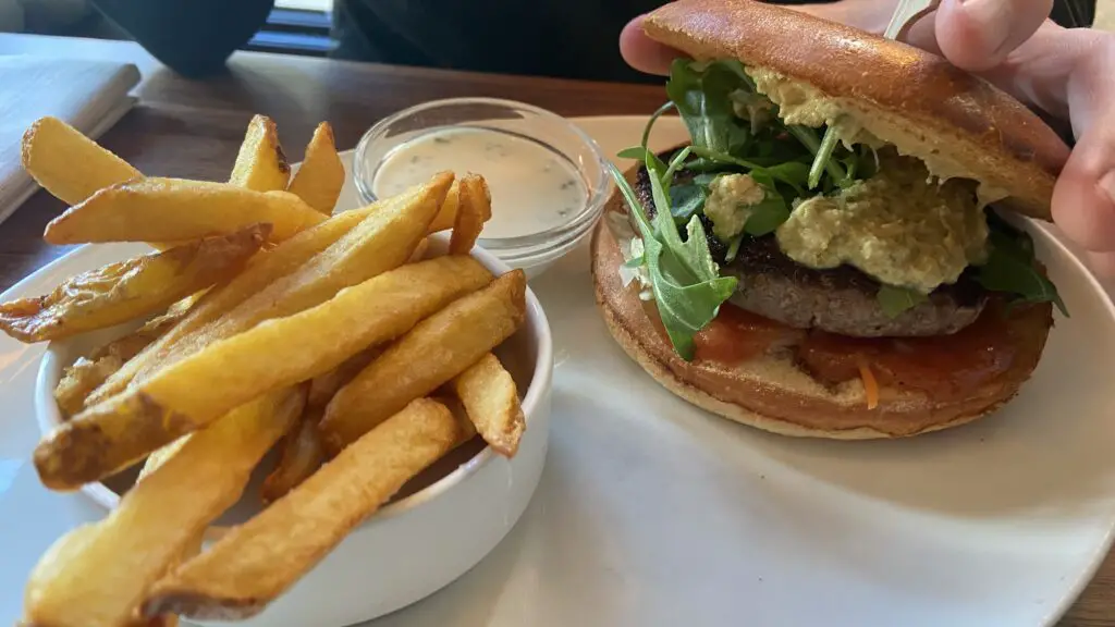 angus burger from Mill'feuille lucerne