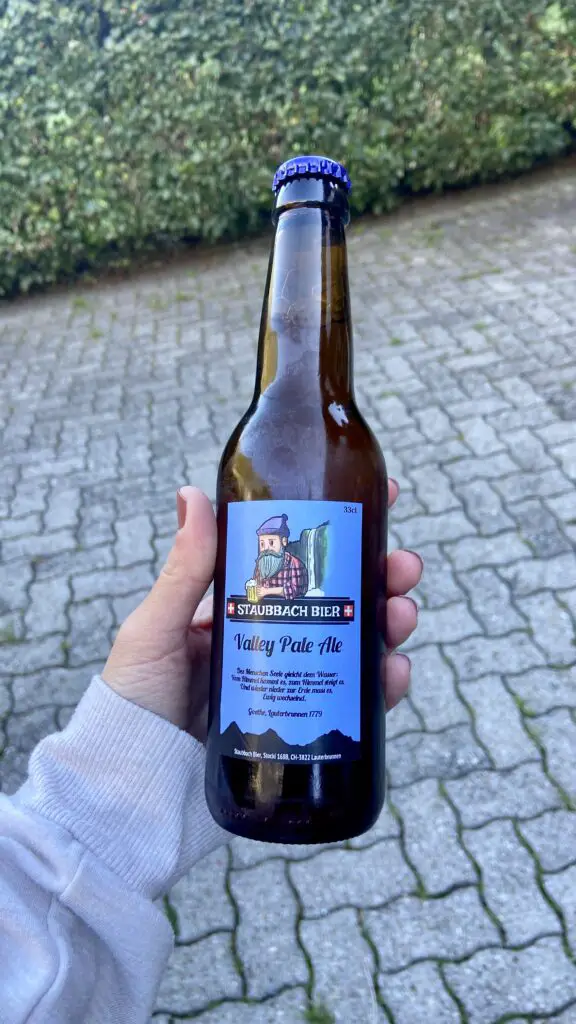 Stubbach Bier from Lauterbrunnen Valley