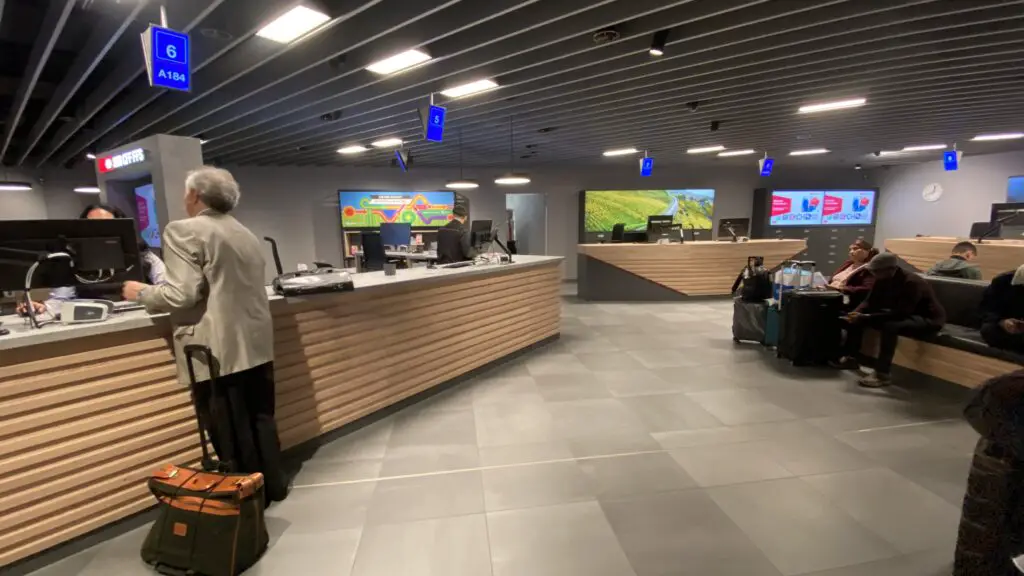 SBB ticket office in Zurich Airport Switzerland