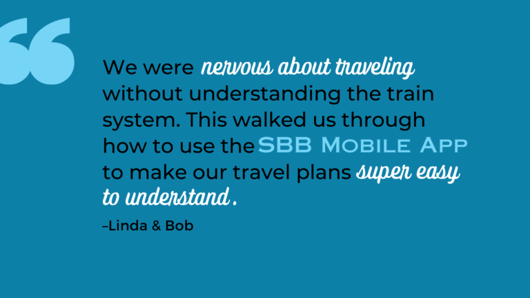 Traveler testimonial