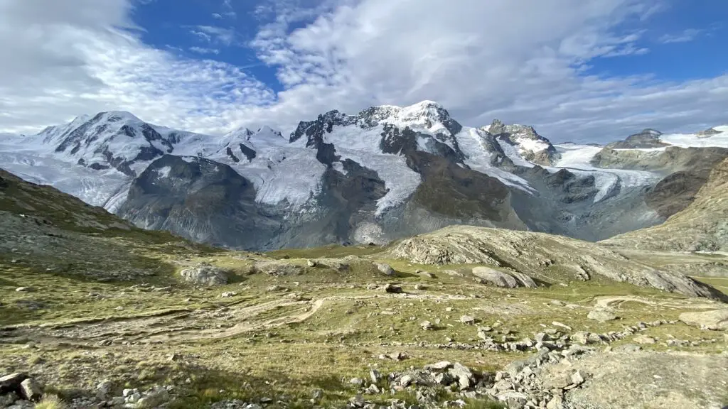 glacier views from the gornergrat railway