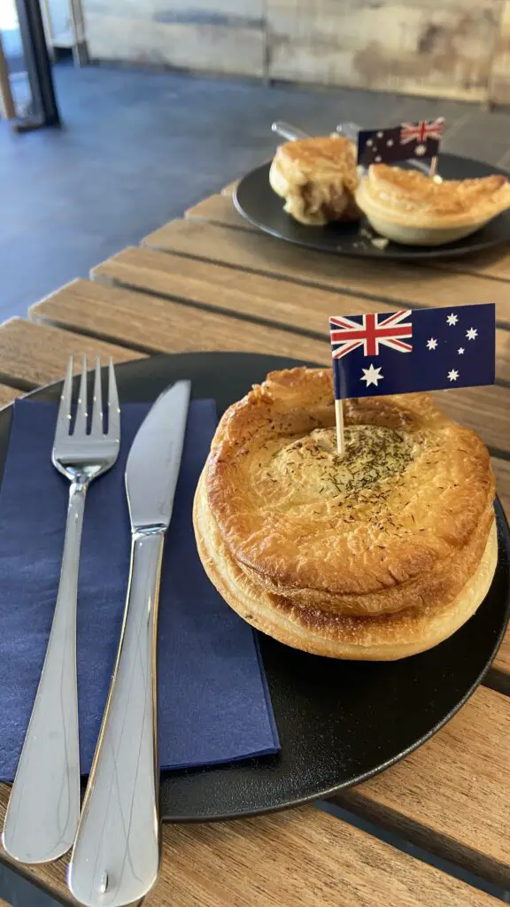 australian pie from insport coffee car murren switzerland