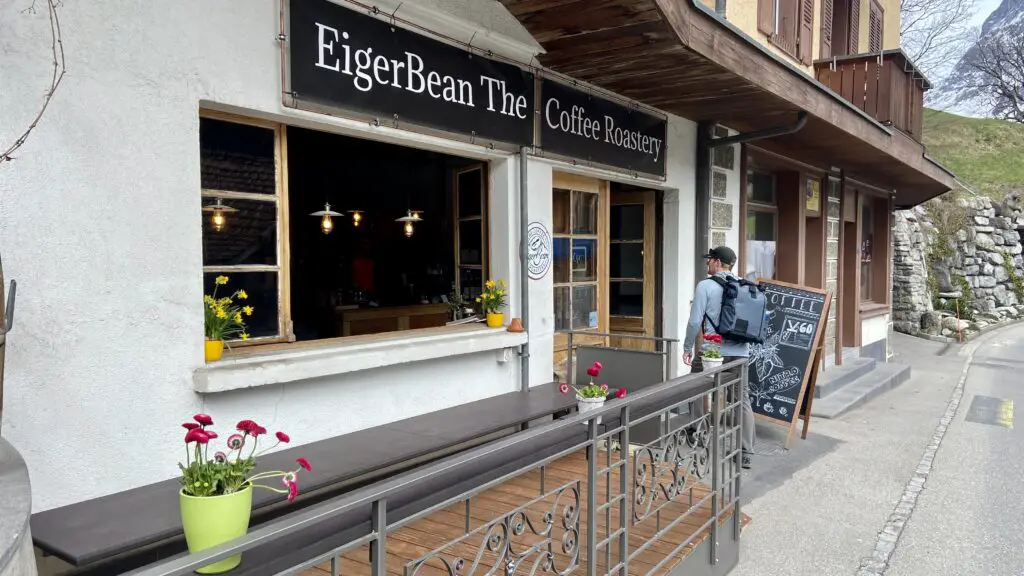 EigerBean coffee roastery and cafe in grindelwald switzerland 