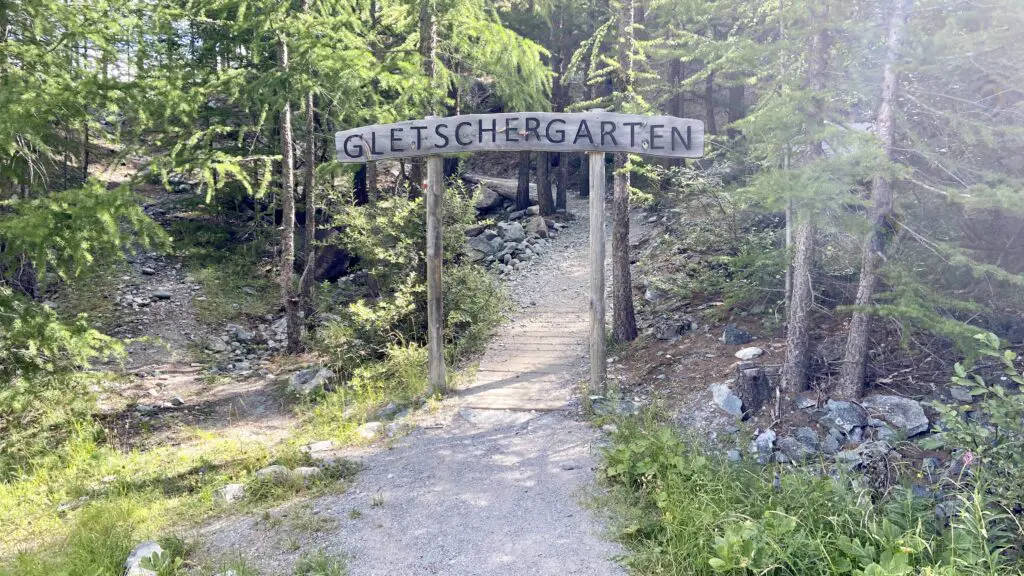 glacier garden gletschergarten furi zermatt switzerland