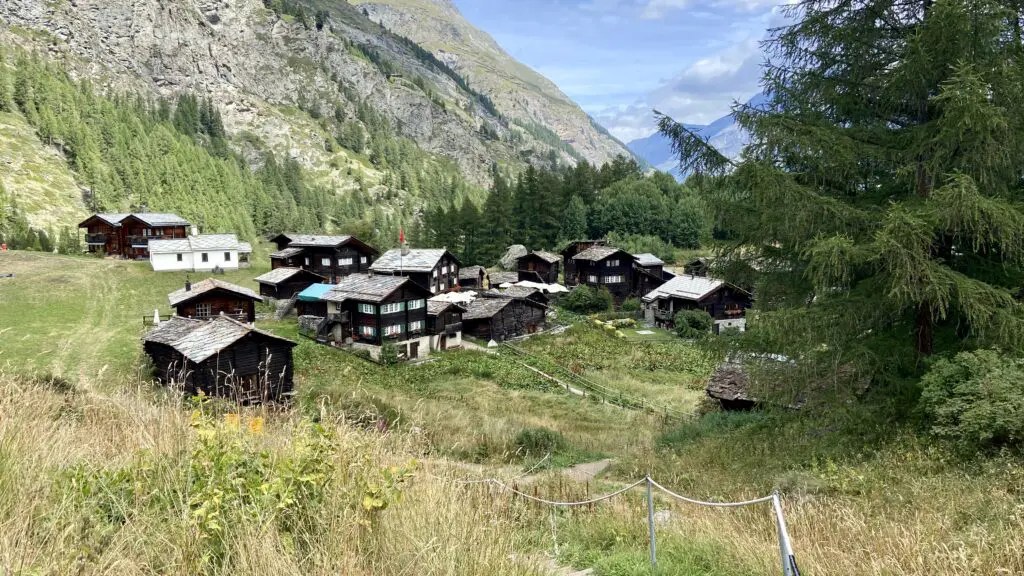 zumsee hamlet zermatt switzerland