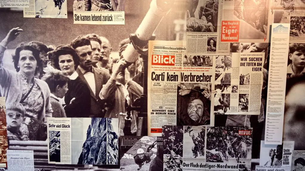 newspapers and posters of grindelwald history grindelwald museum