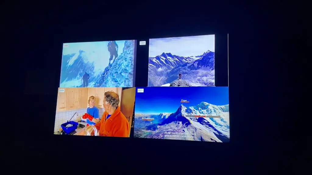 videos of mountaineers from grindelwald museum 