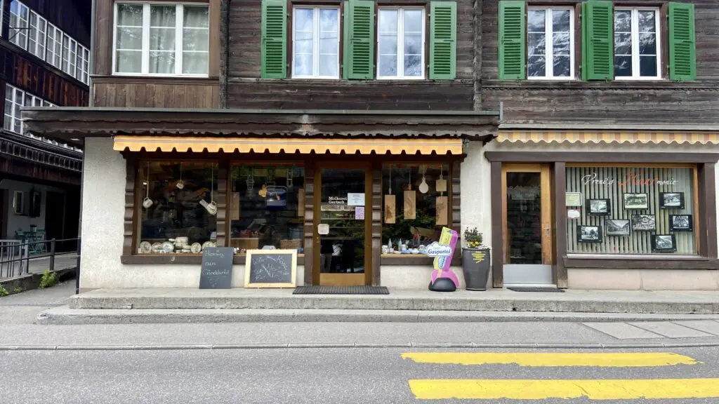 molkerei gertsch cheese shop grindelwald switzerland