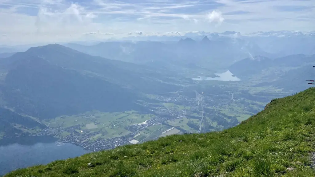 views of the swiss alps and lakes from rigi kulm