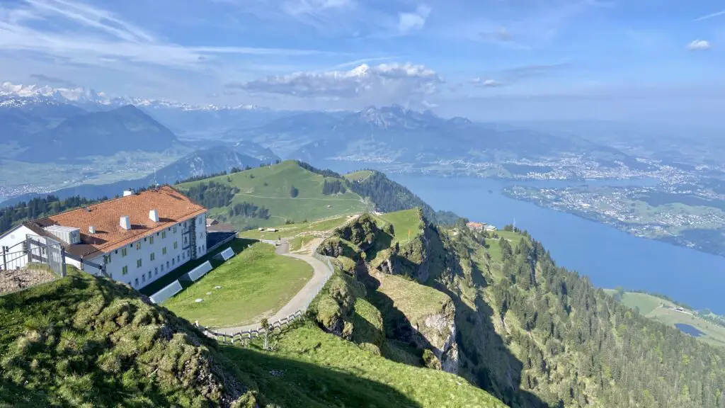 rigi kulm hotel and views