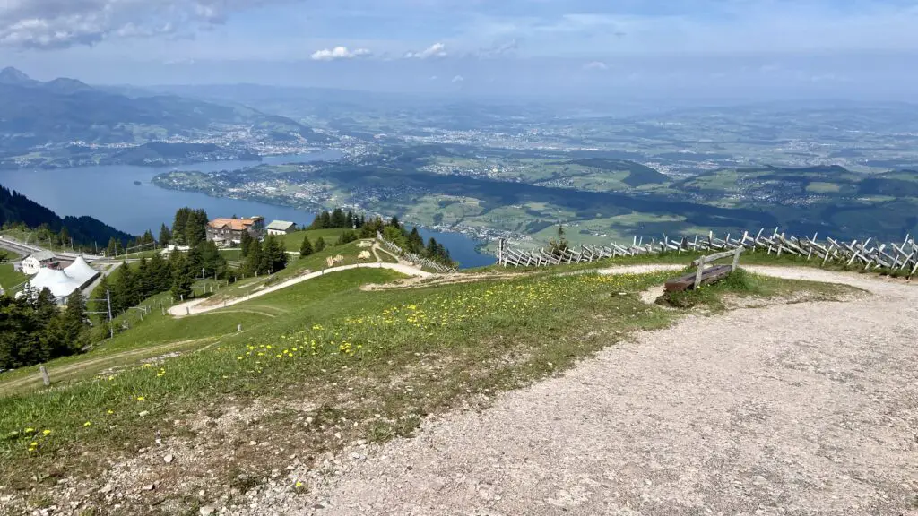 start of the rigi classic hike