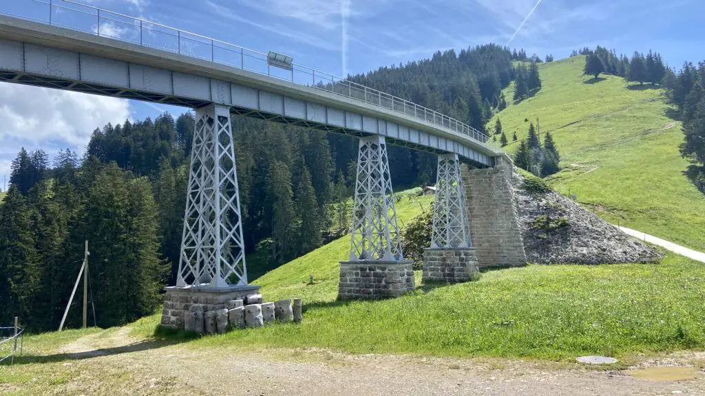 historic bridge on the Rigi Panorama Hike from Rigi Scheidegg to Rigi Kaltbad