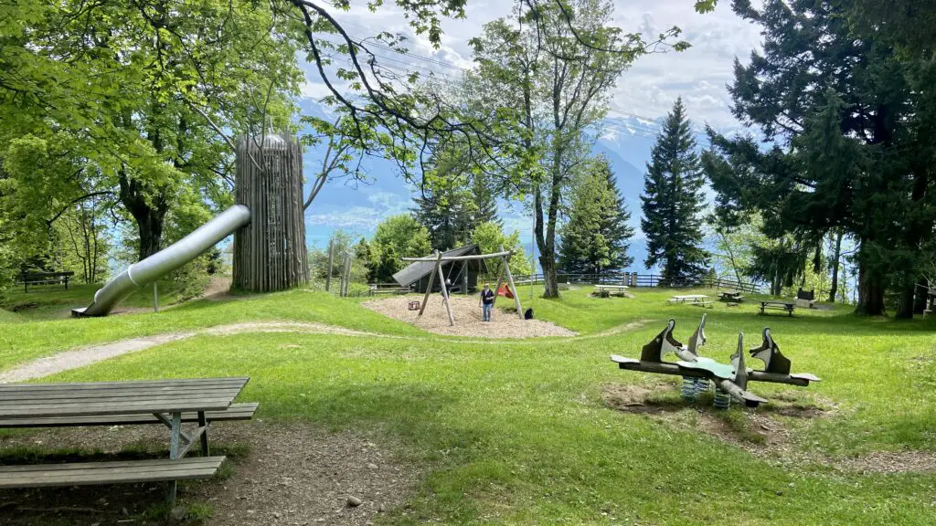 rigiland playground at rigi kaltbad switzerland