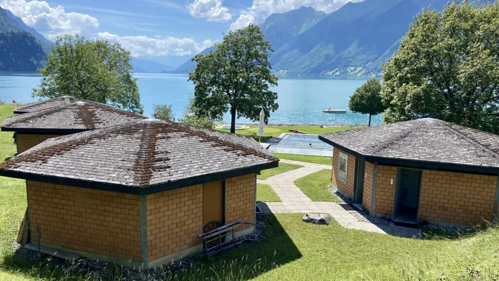 strandbad brienz swimming in lake brienz