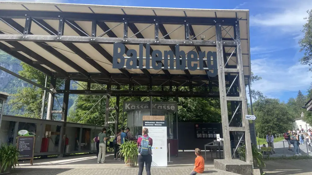 entrance to ballenberg outdoor museum brienz switzerland