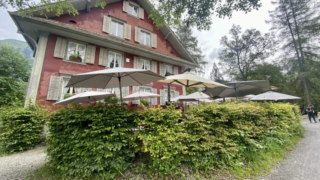 swiss restaurant at ballenberg outdoor museum brienz switzerland