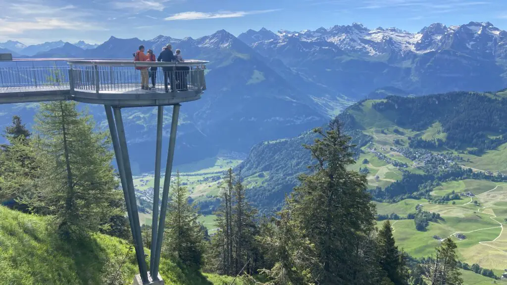 Stanserhorn viewing pod viewing platform