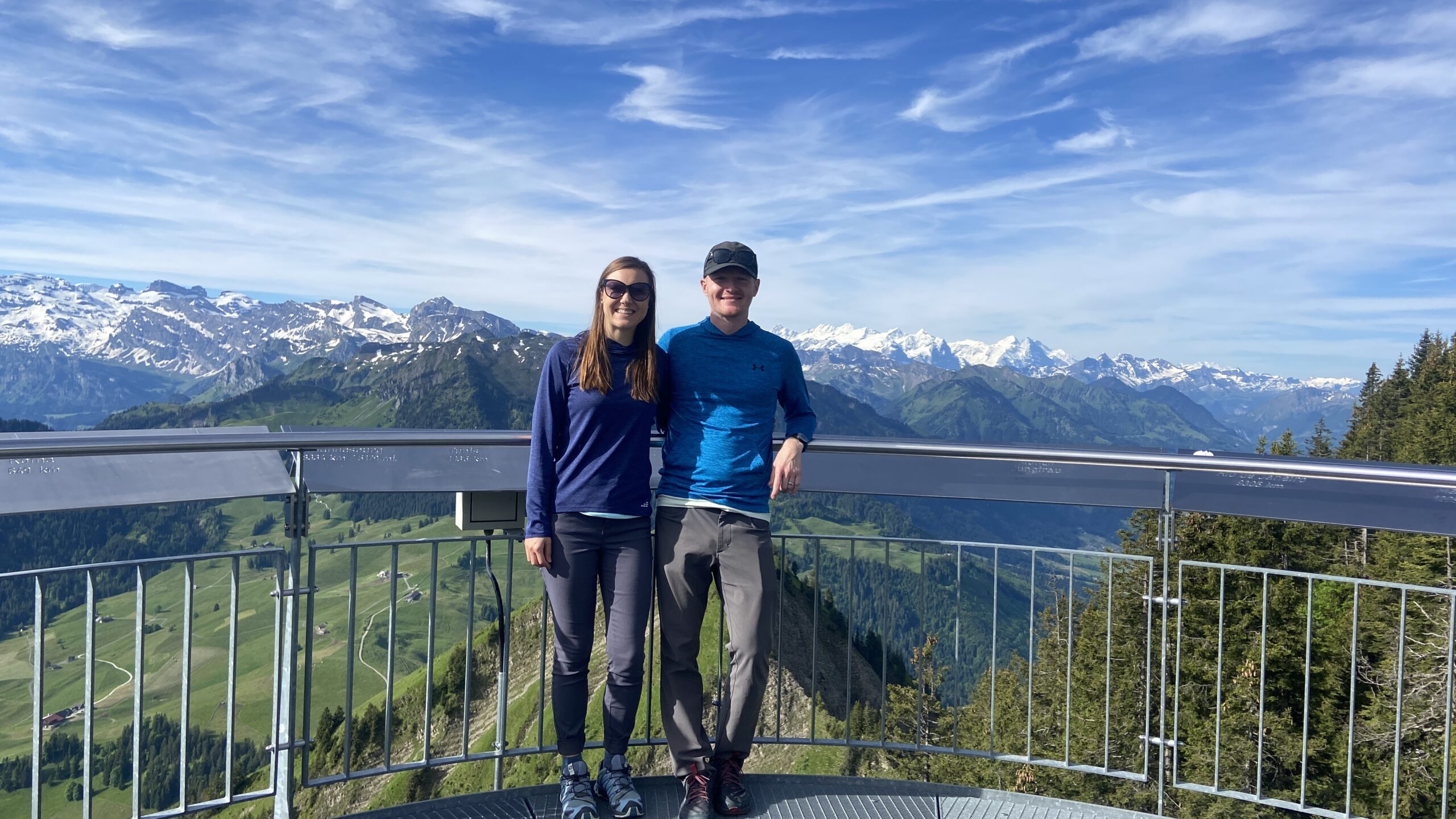 Jana and Brett at Stanserhorn