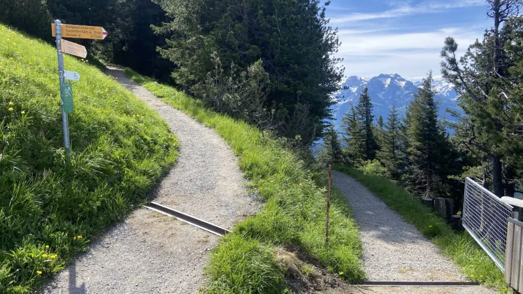 gravel paths of stanserhorn circular loop