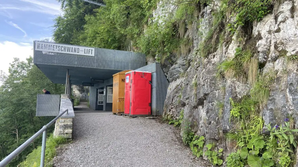 Entrance to the Hammetschwand Lift at Bürgenstock