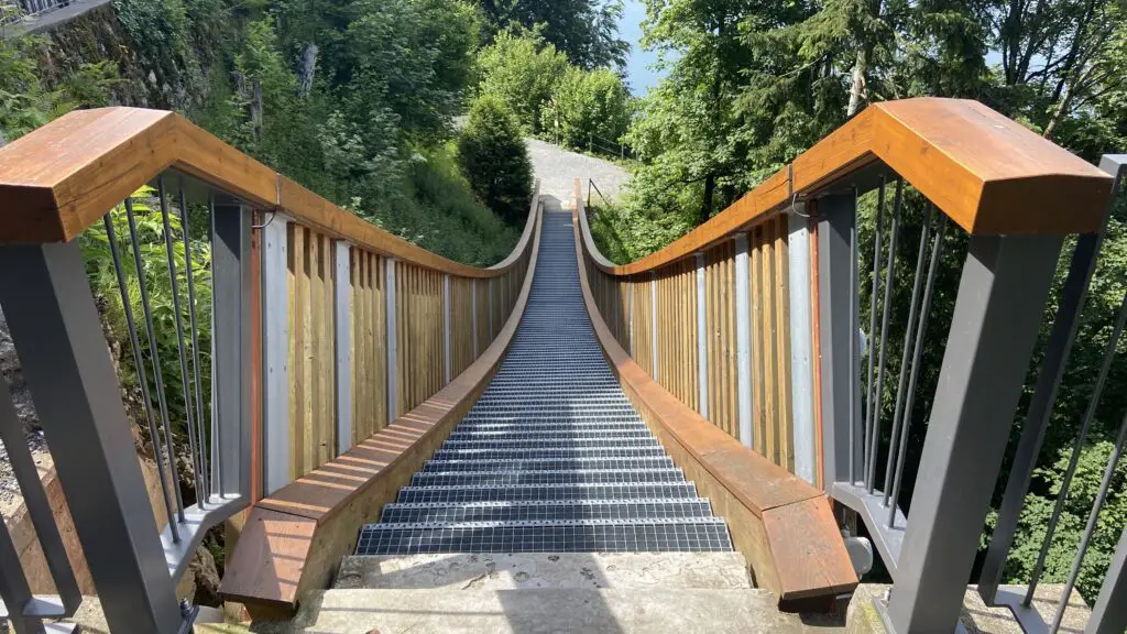 Suspension Staircase at Bürgenstock resort