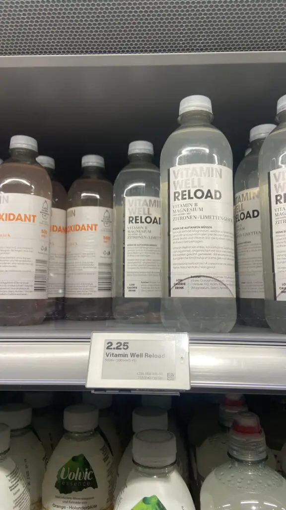 vitamin water from migros switzerland