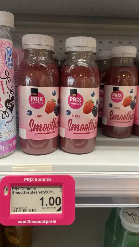 berry smoothie from coop switzerland