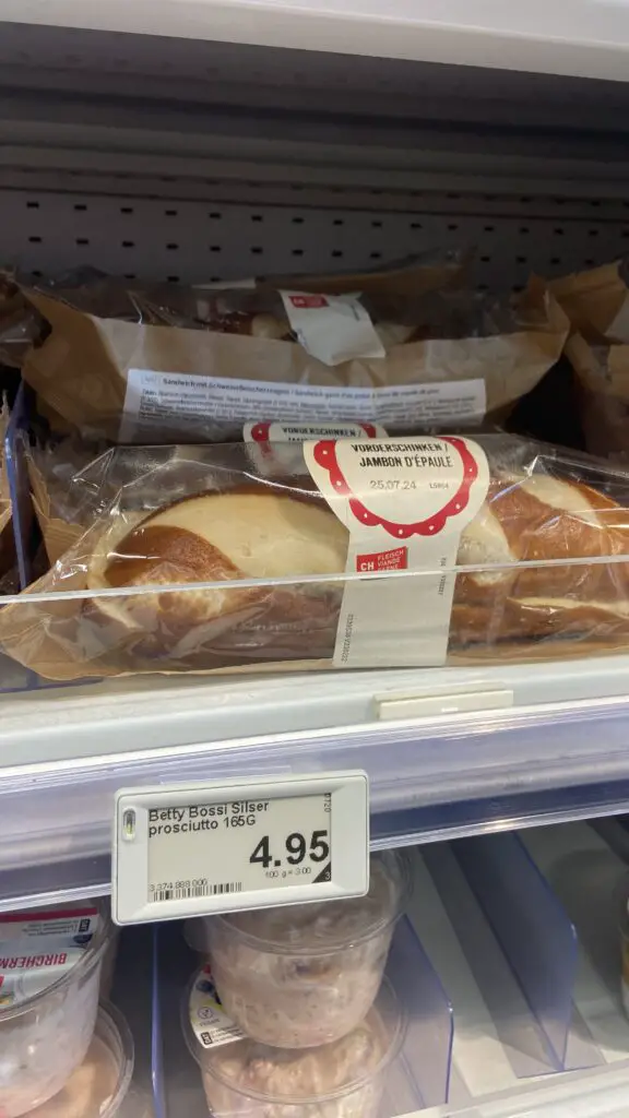 ham sandwich from coop switzerland