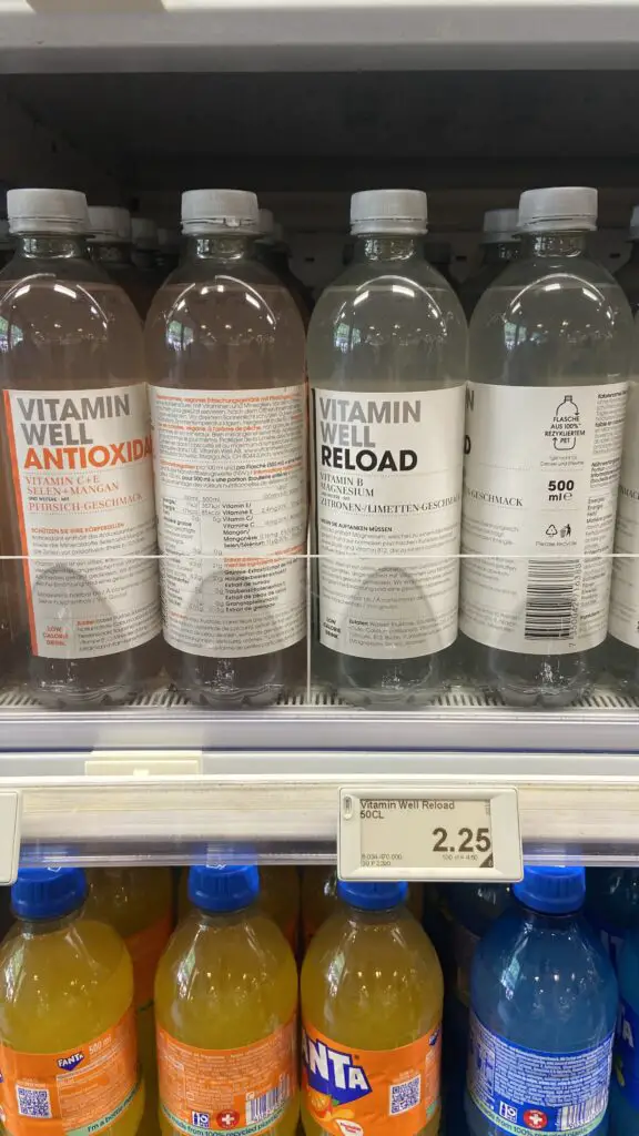 vitamin water from coop switzerland