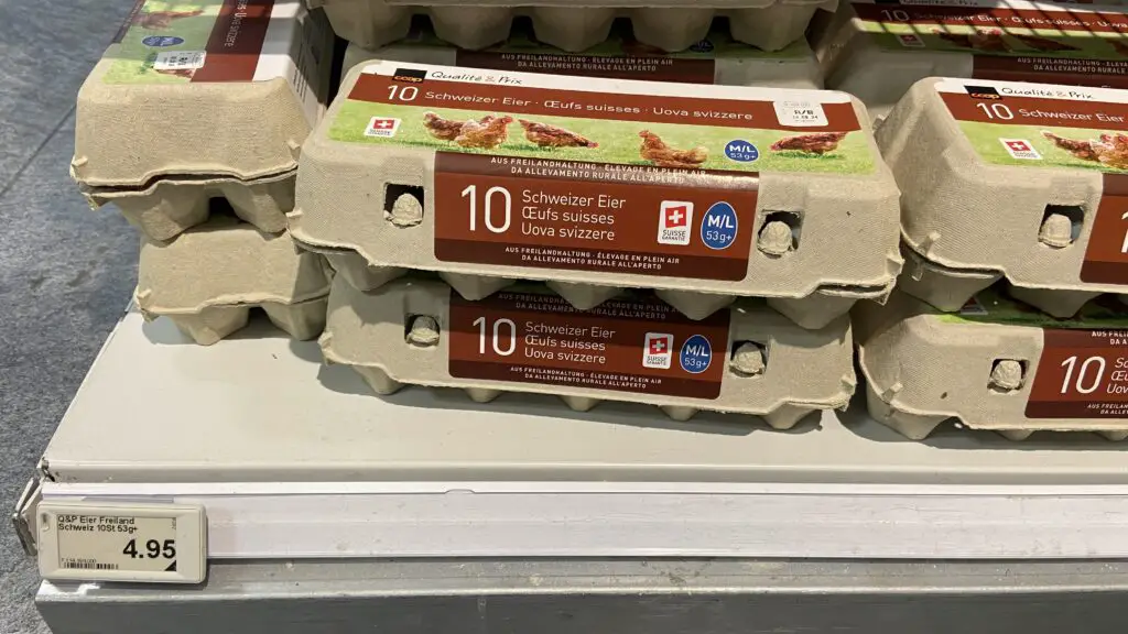 swiss eggs from coop swiss grocery store