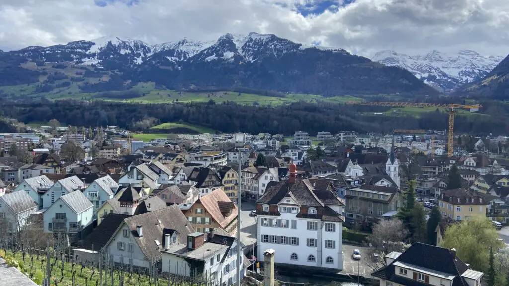 view from the top of sarnen switzerland